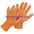 13 Guage Polyester Latex Handschuh